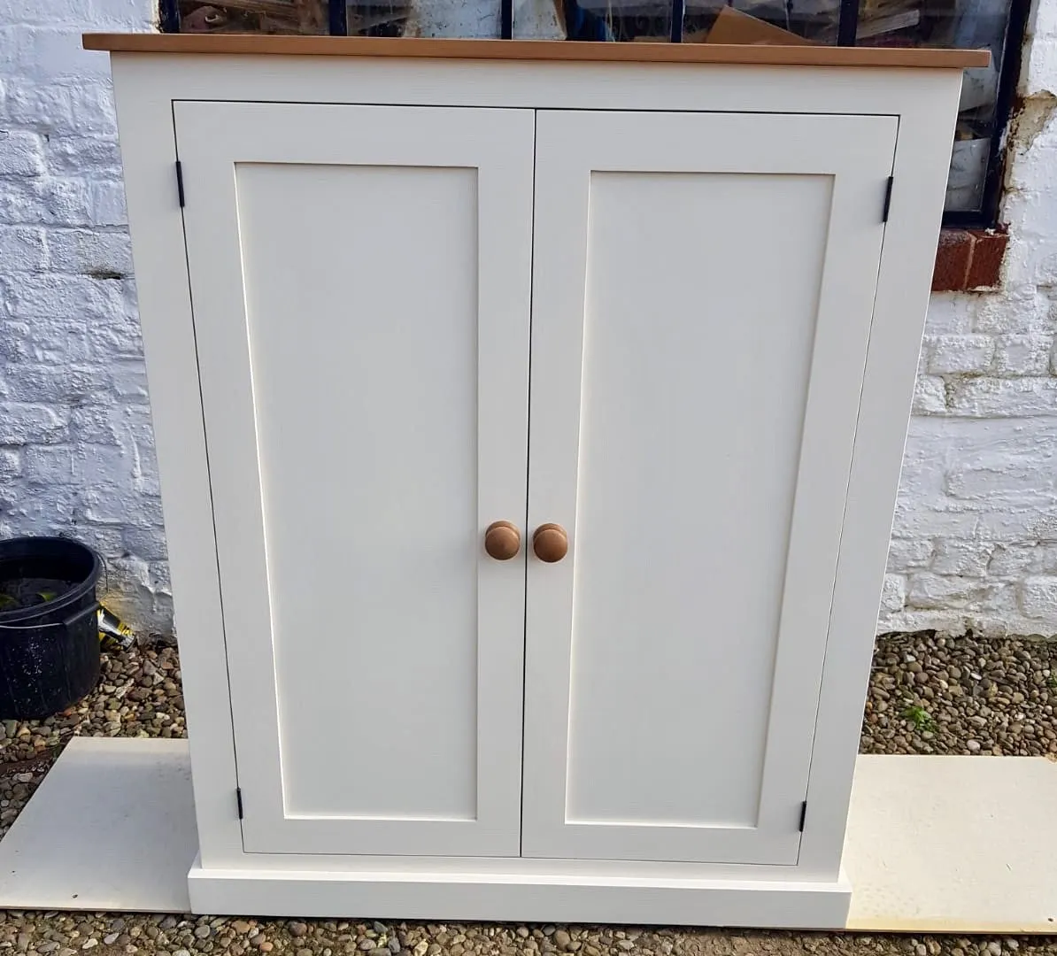 **4 Door Combination Coat and Shoe Storage Cupboard