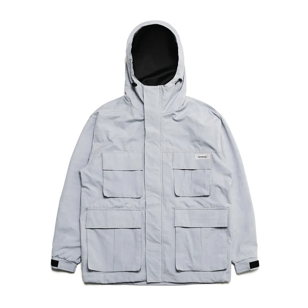 4CARGO POCKET HOODED JACKET PEACH SKY