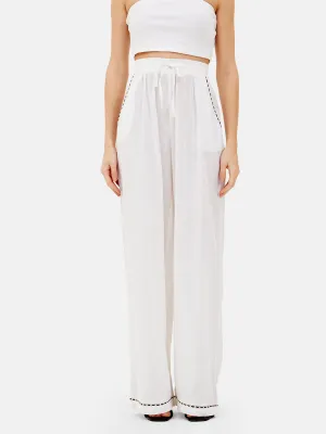 Alice Pull-On Linen Blend Trousers