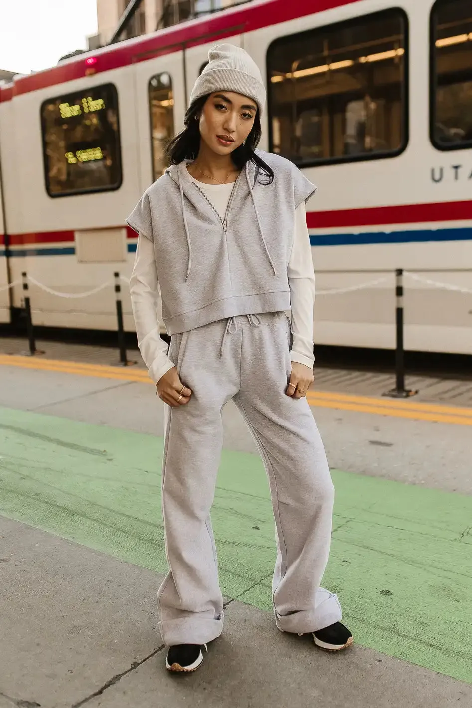 Amy Sweatpants in Grey - FINAL SALE