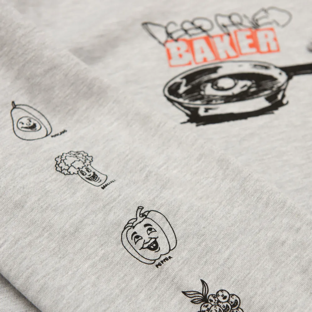 Baker Deep Fried Hoodie - Grey