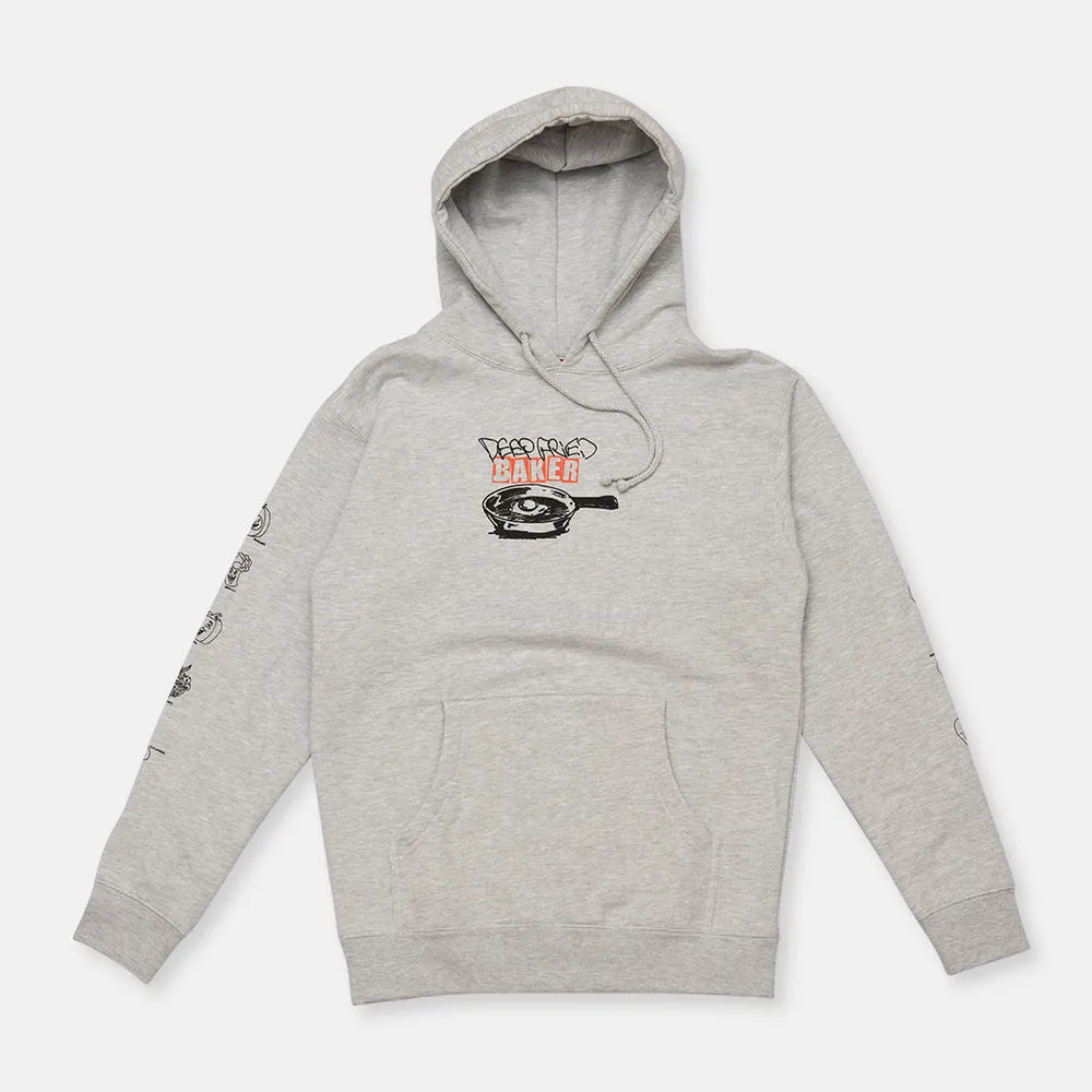 Baker Deep Fried Hoodie - Grey