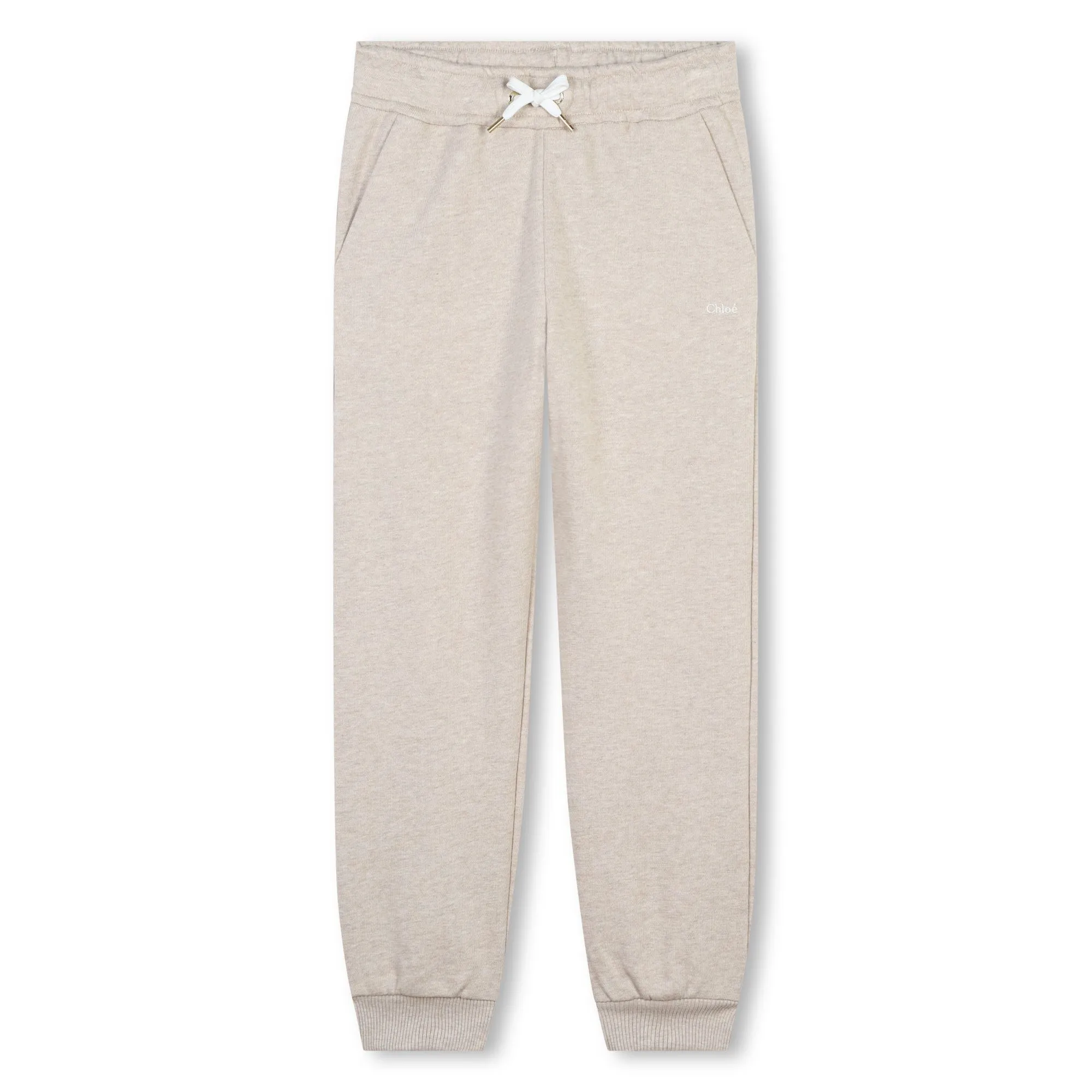 Beige Marl Sweatpants