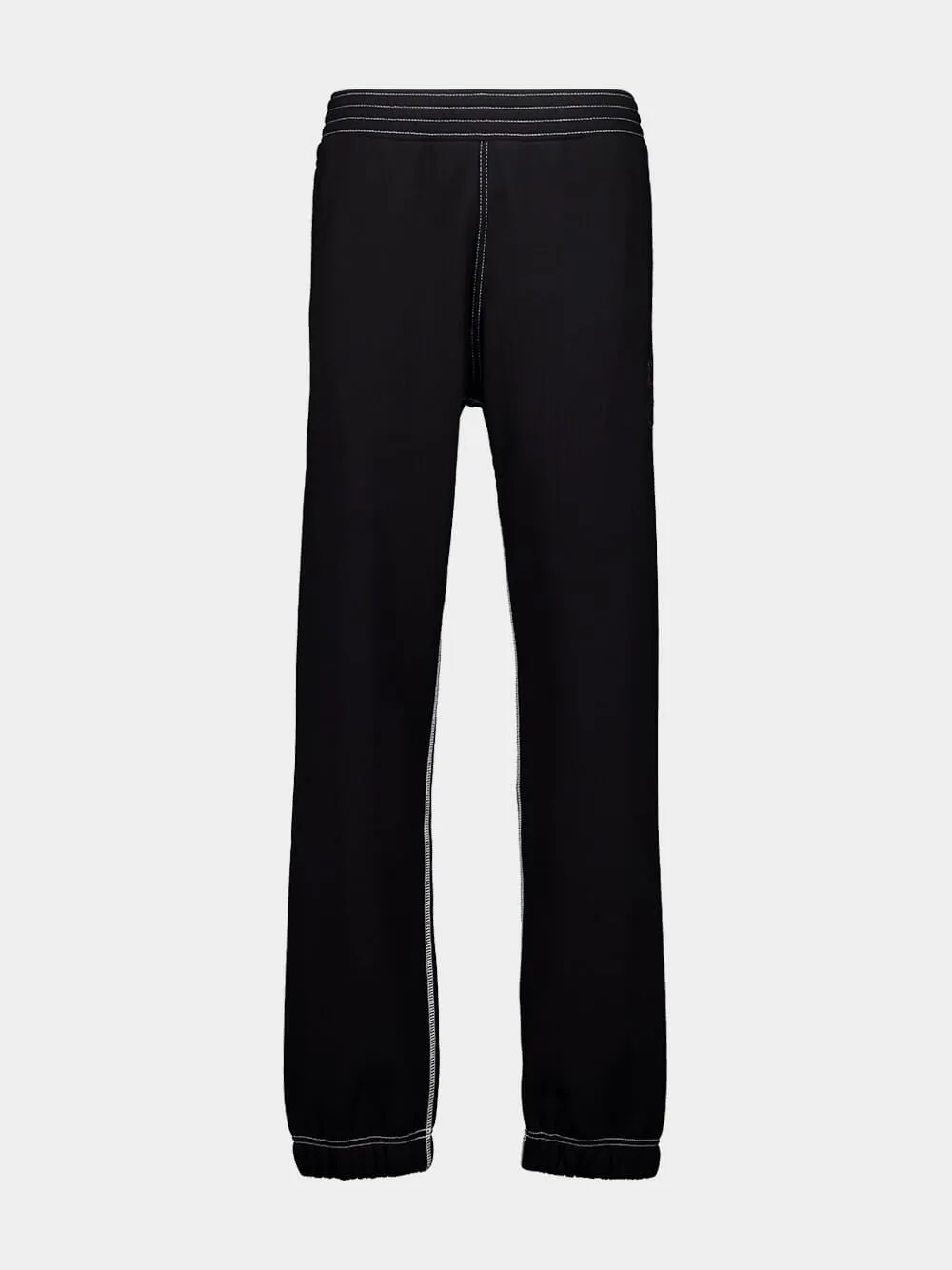 Black Casual Sweatpants with Elasticated Bottom