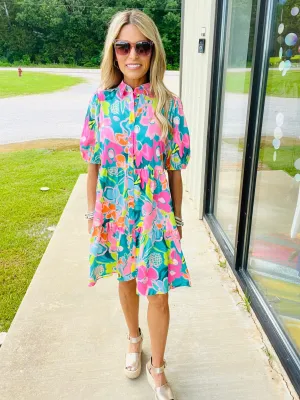 BOUTIQUE BLOOMING DRESS