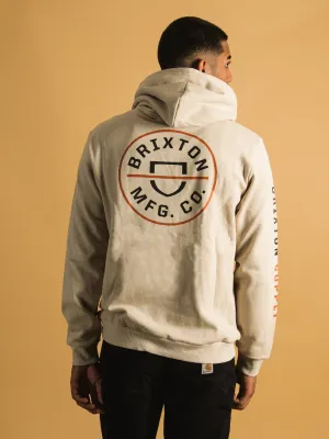 BRIXTON CREST PULLOVER HOODIE - CLEARANCE