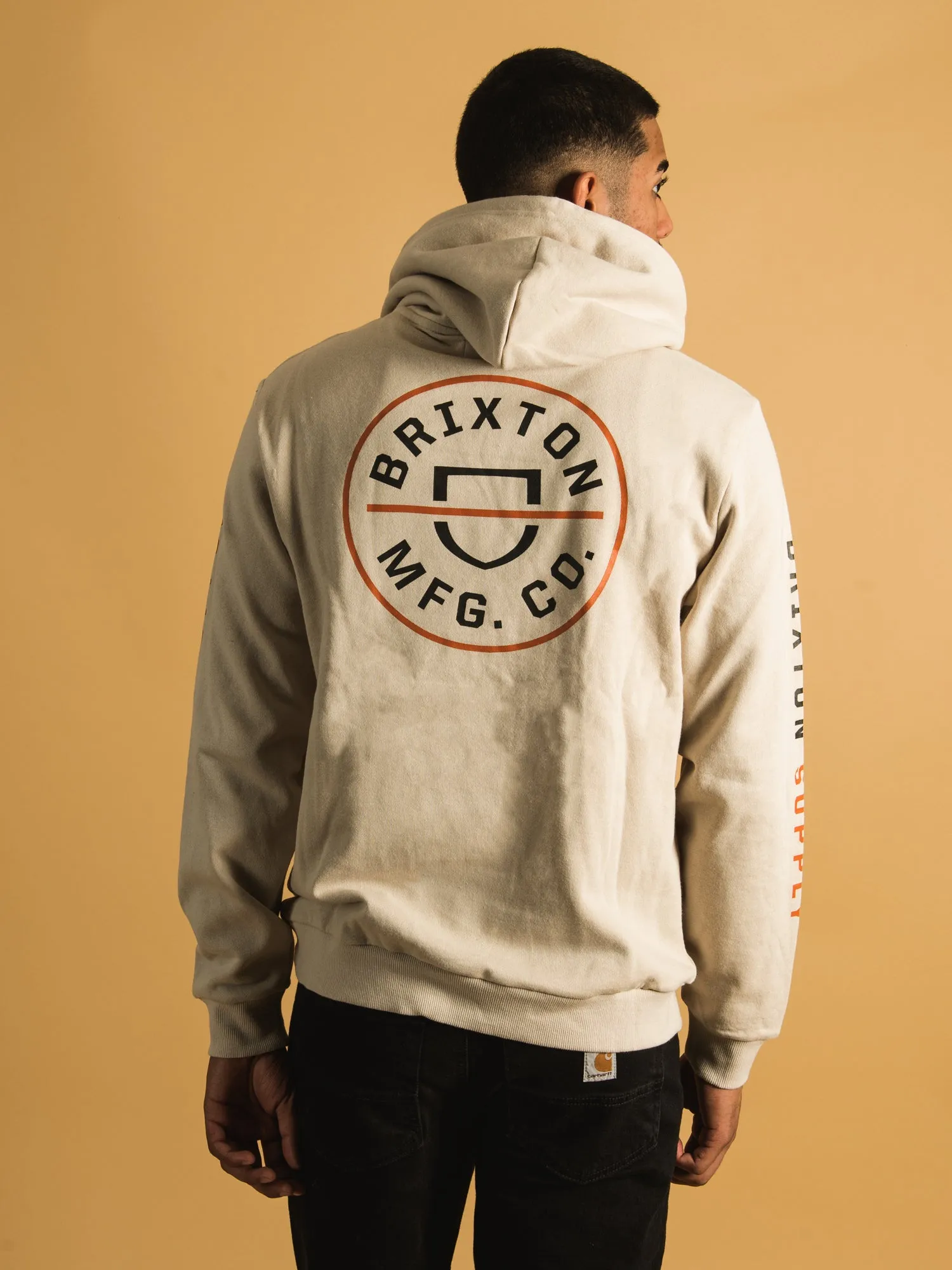 BRIXTON CREST PULLOVER HOODIE - CLEARANCE