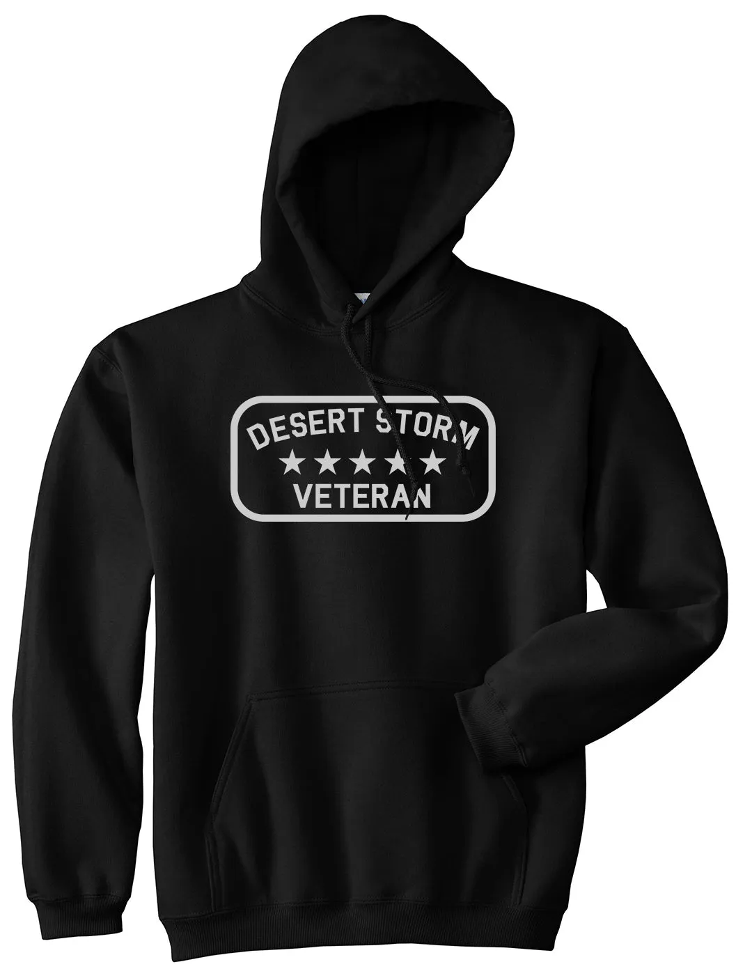 Desert Storm Veteran Mens Pullover Hoodie