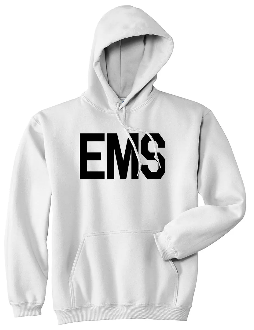 EMS Emergency Badge Mens Pullover Hoodie