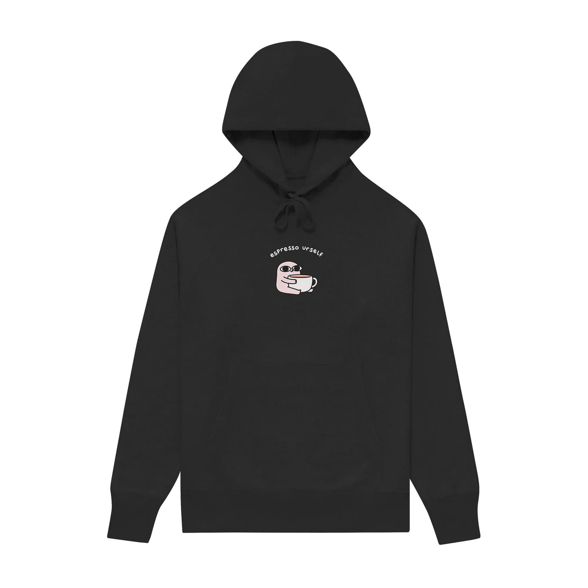 Espresso Yourself Black Hoodie