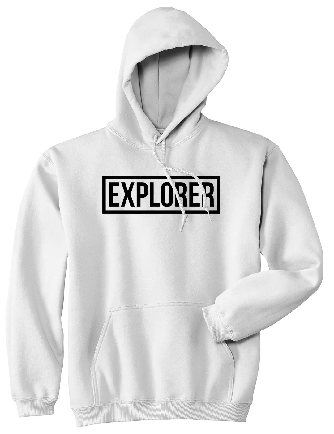 Explorer Box Mens Pullover Hoodie