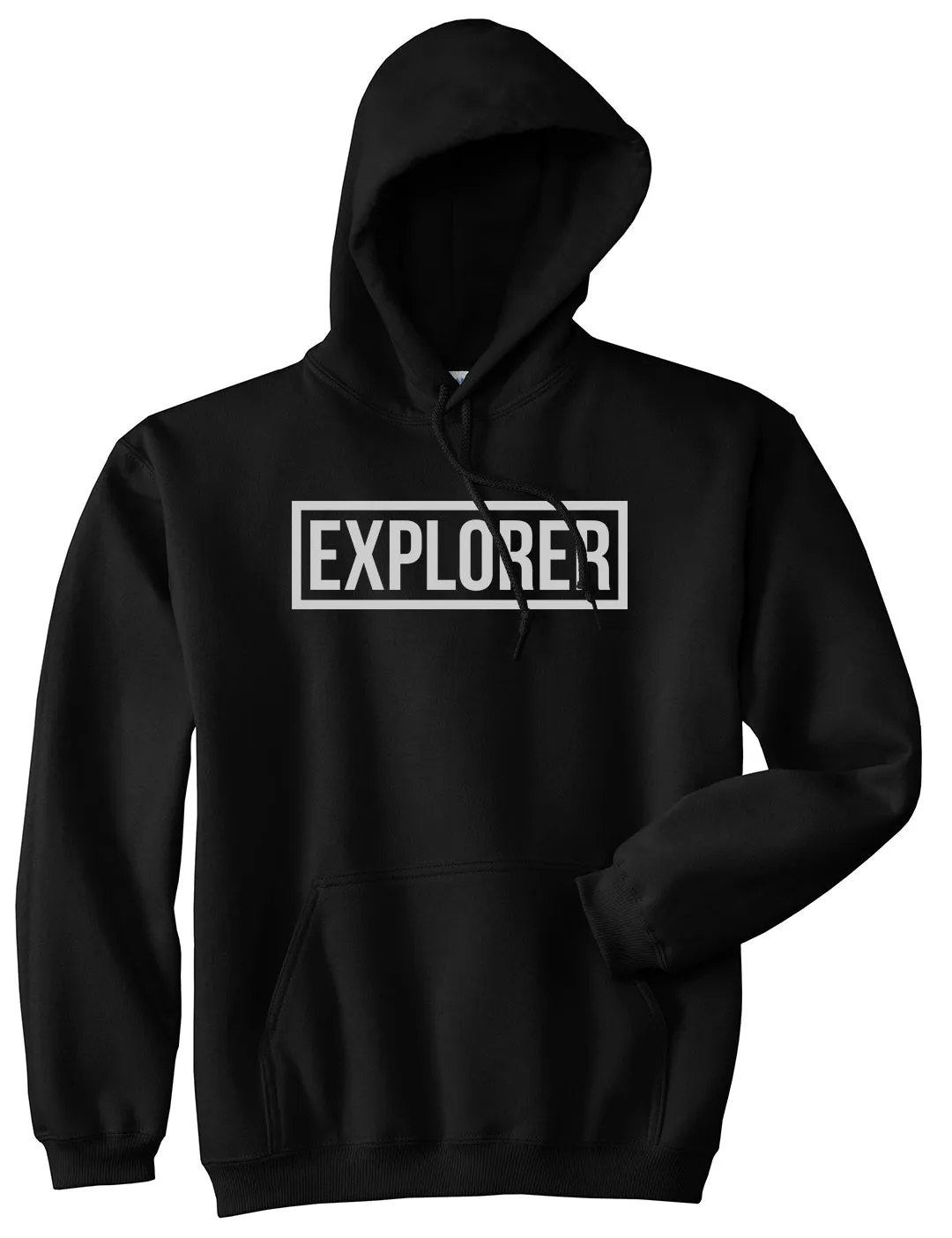 Explorer Box Mens Pullover Hoodie