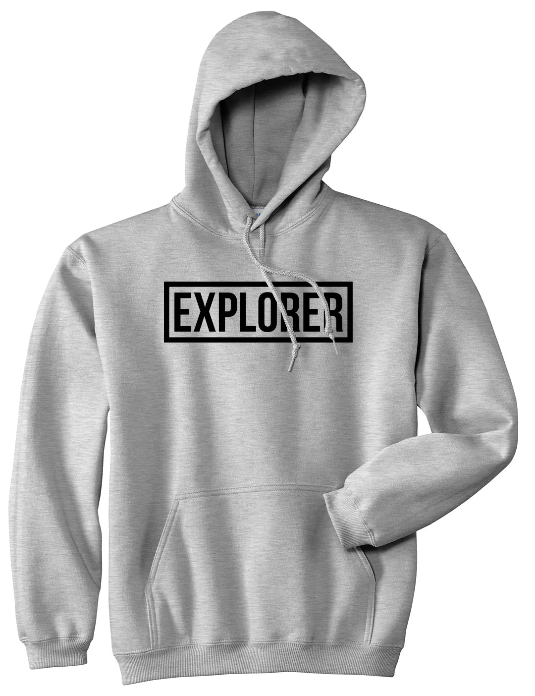 Explorer Box Mens Pullover Hoodie