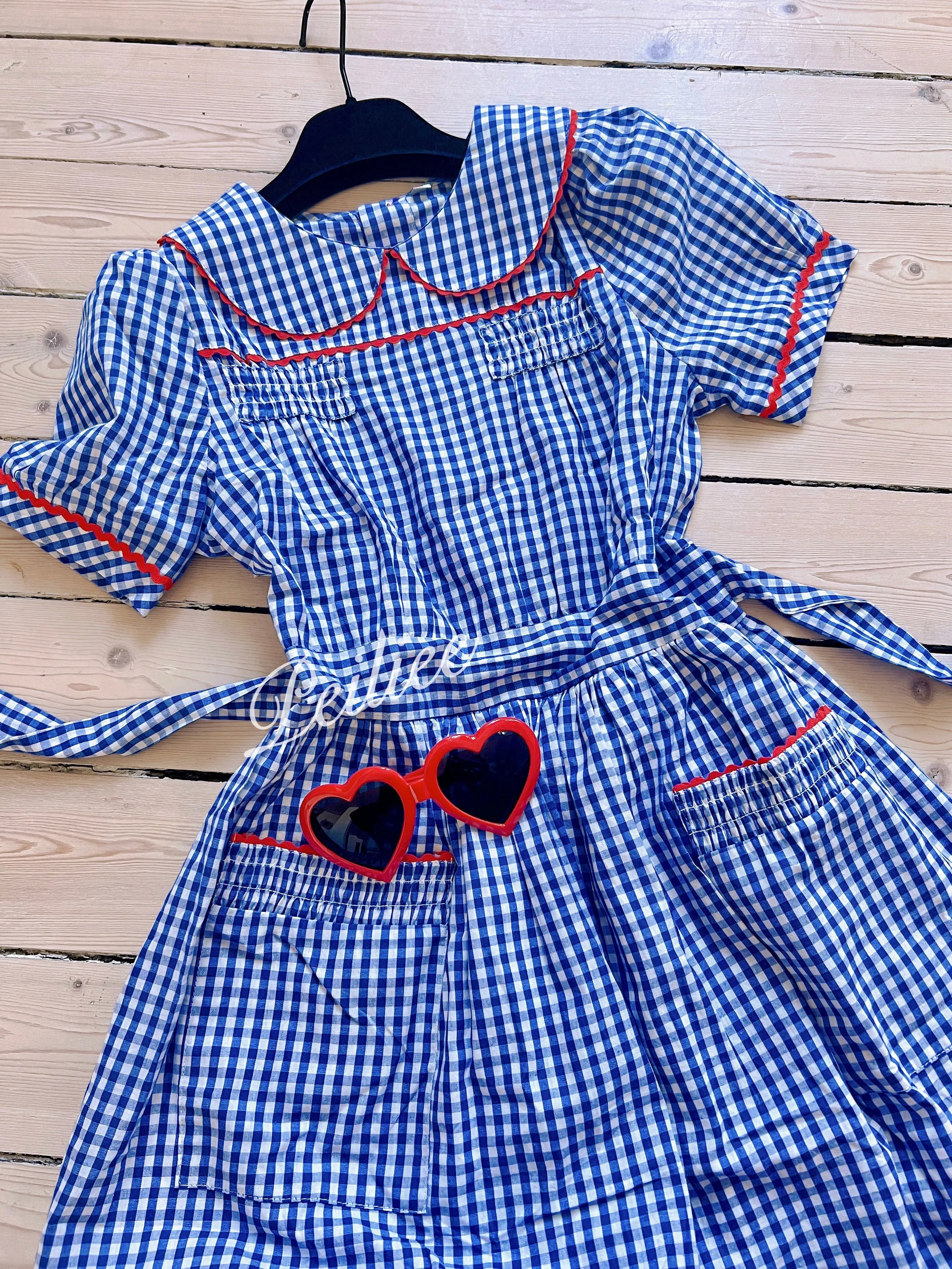 Gingham Babydoll Coquette Lolita Movie Inspired Dress