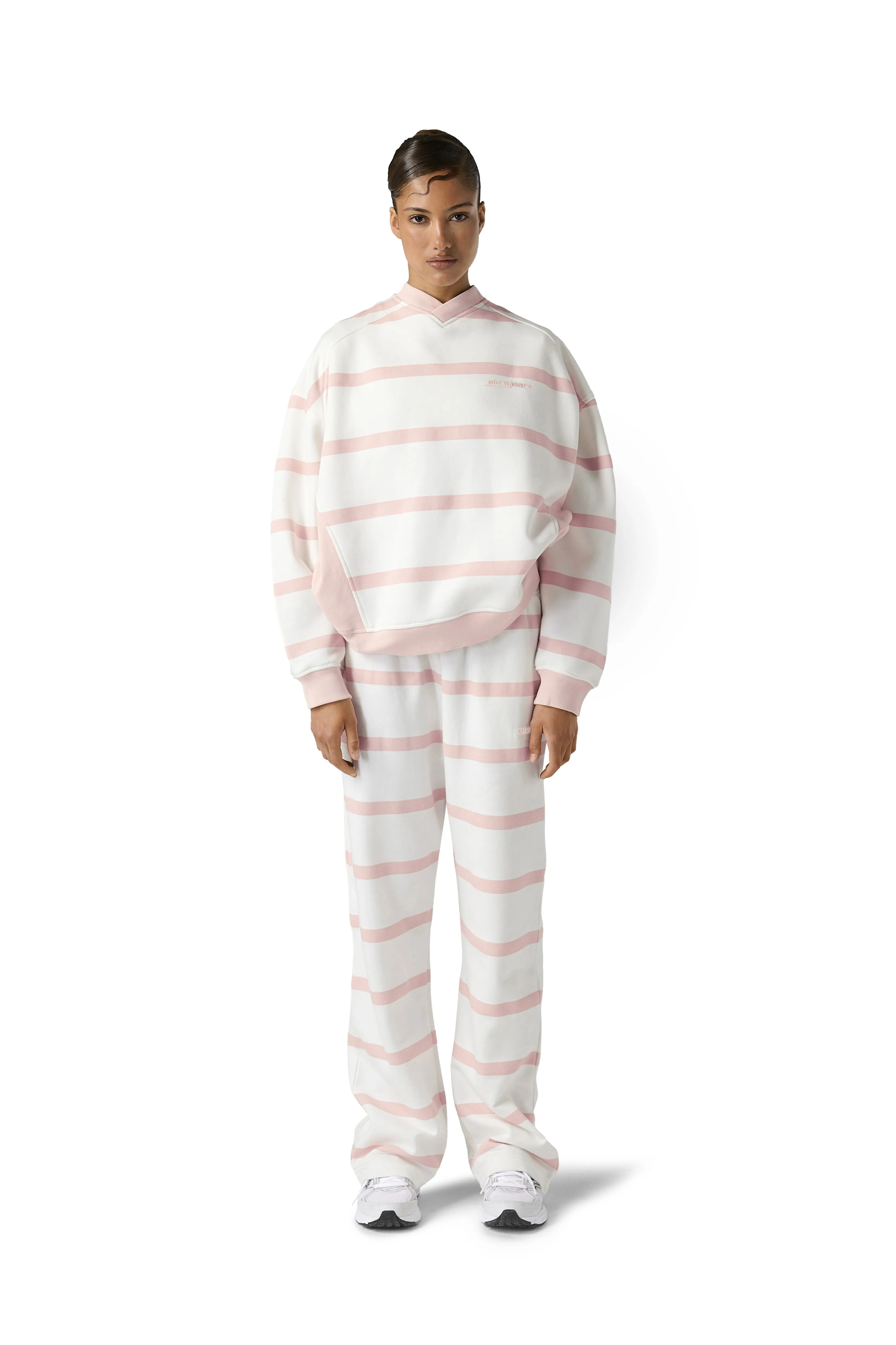 Gummy Stripe Wide Leg Sweatpants