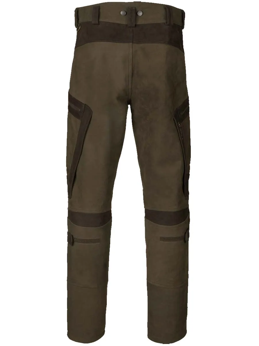 HARKILA Pro Hunter Leather Trousers - Mens  - Willow Green