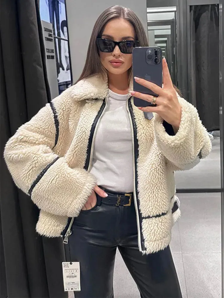 Keep You Cozy Faux Fur Zipper