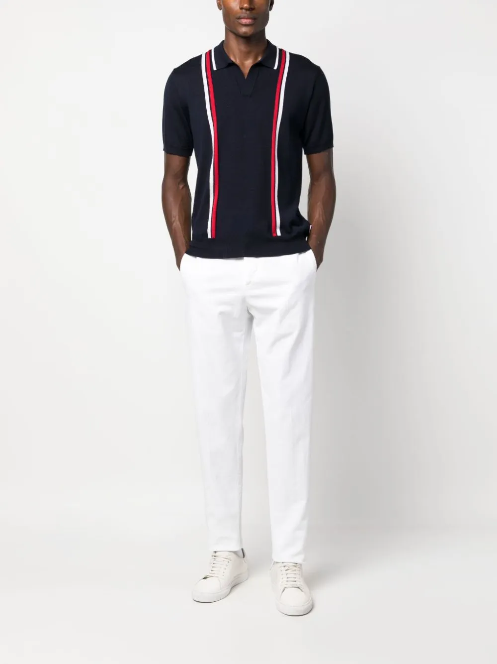 Kiton Trousers White