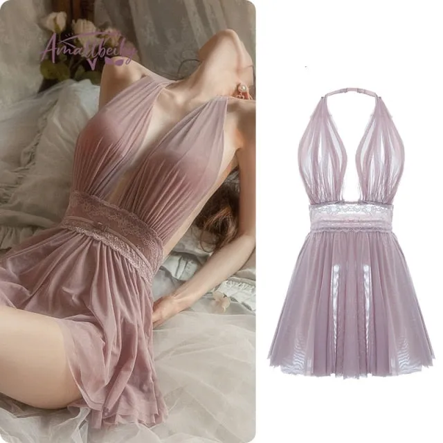 Lace Gauze Sleeping Dress