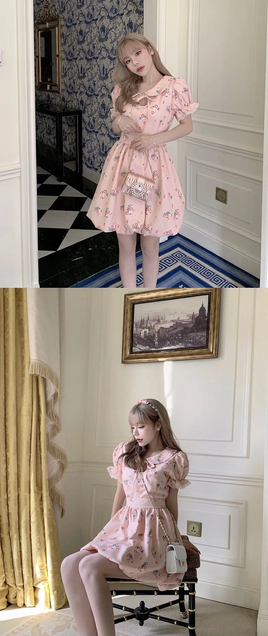 [Last Stocks] Flower House Princess Vintage Mini Dress