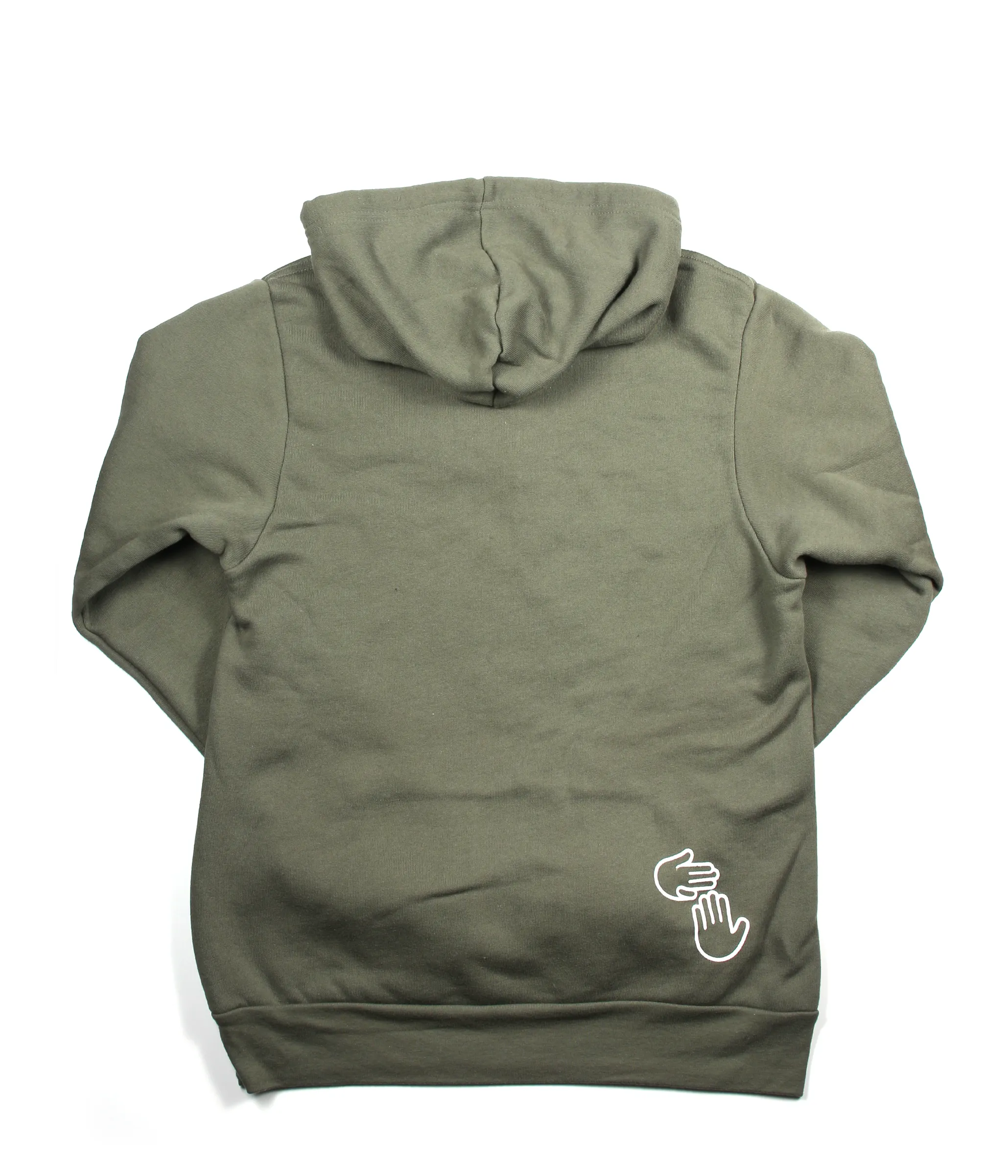 Michigan Hands Pullover Hoodie (Olive)