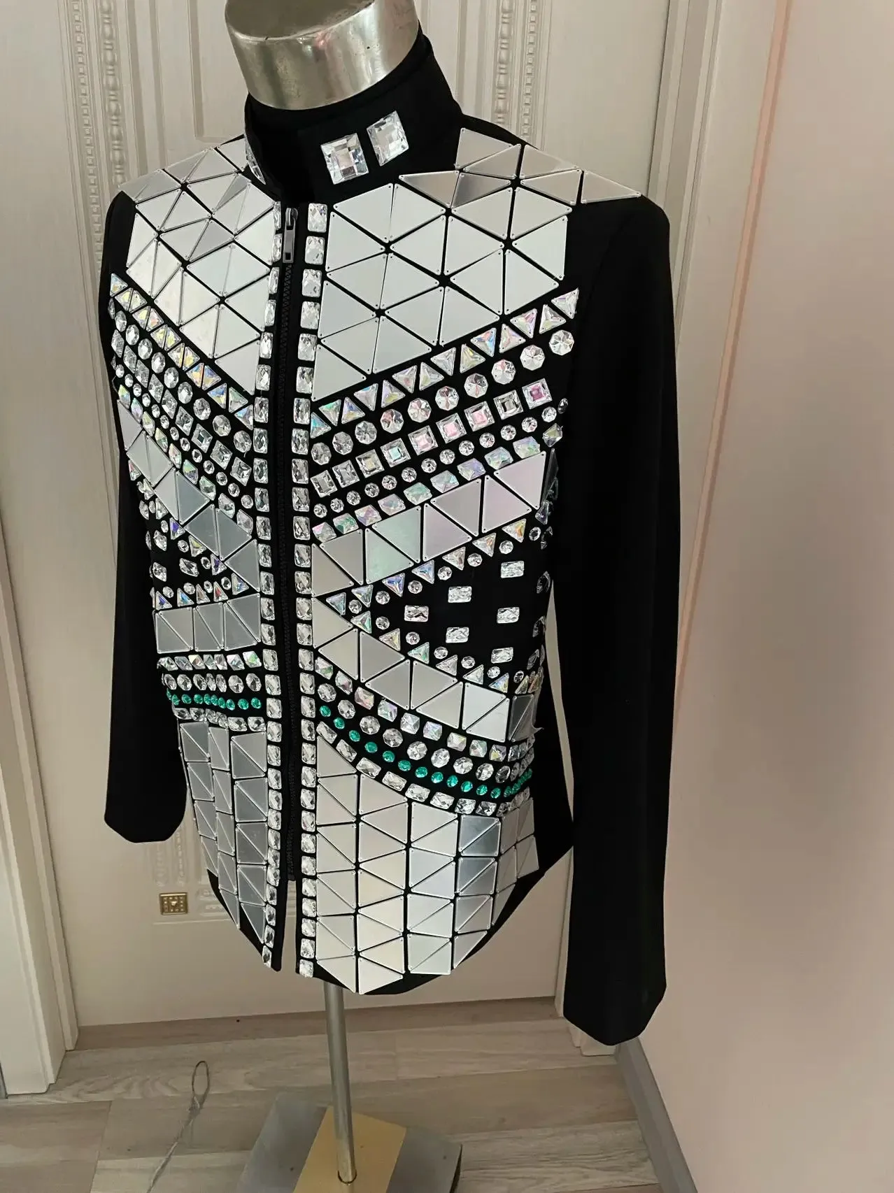 Mirrors Crystal Long Sleeve Performance Jacket