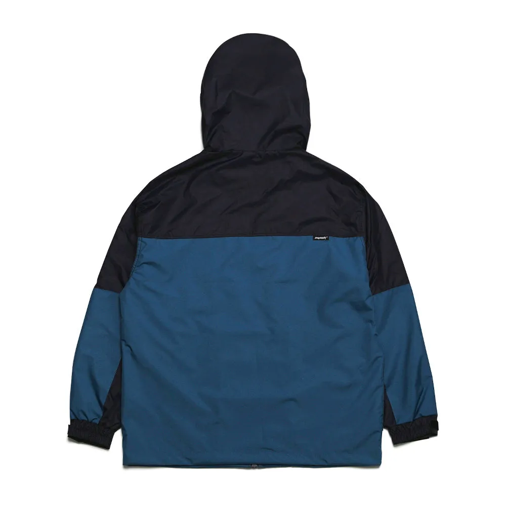 MMM WINDBREAKER HOODED JACKET PEACOCK BLUE