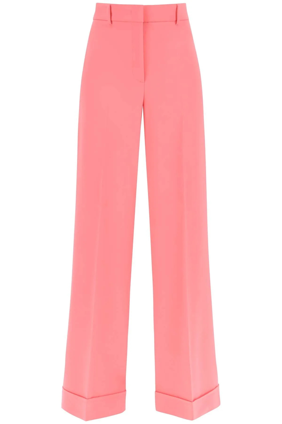 Moschino cuffed palazzo trousers in cady