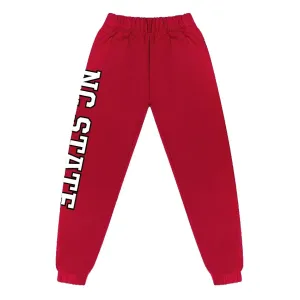 NC State Wolfpack Women's Red "Mia" Jogger Sweatpants