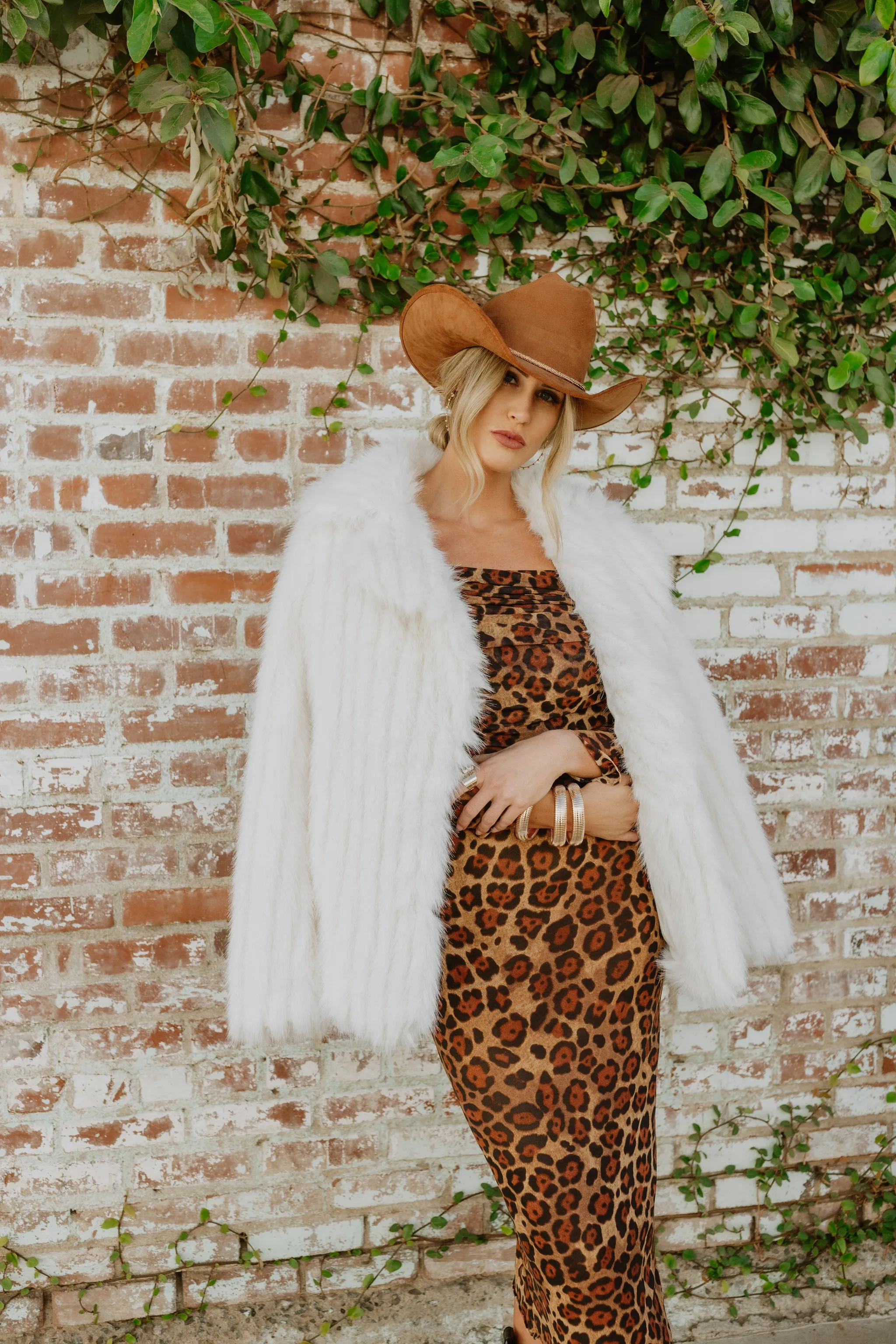 NEW!! Salt Lake Fur Coat by Show Me Your Mumu