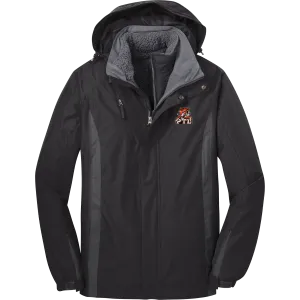 Princeton Tiger Lilies Colorblock 3-in-1 Jacket