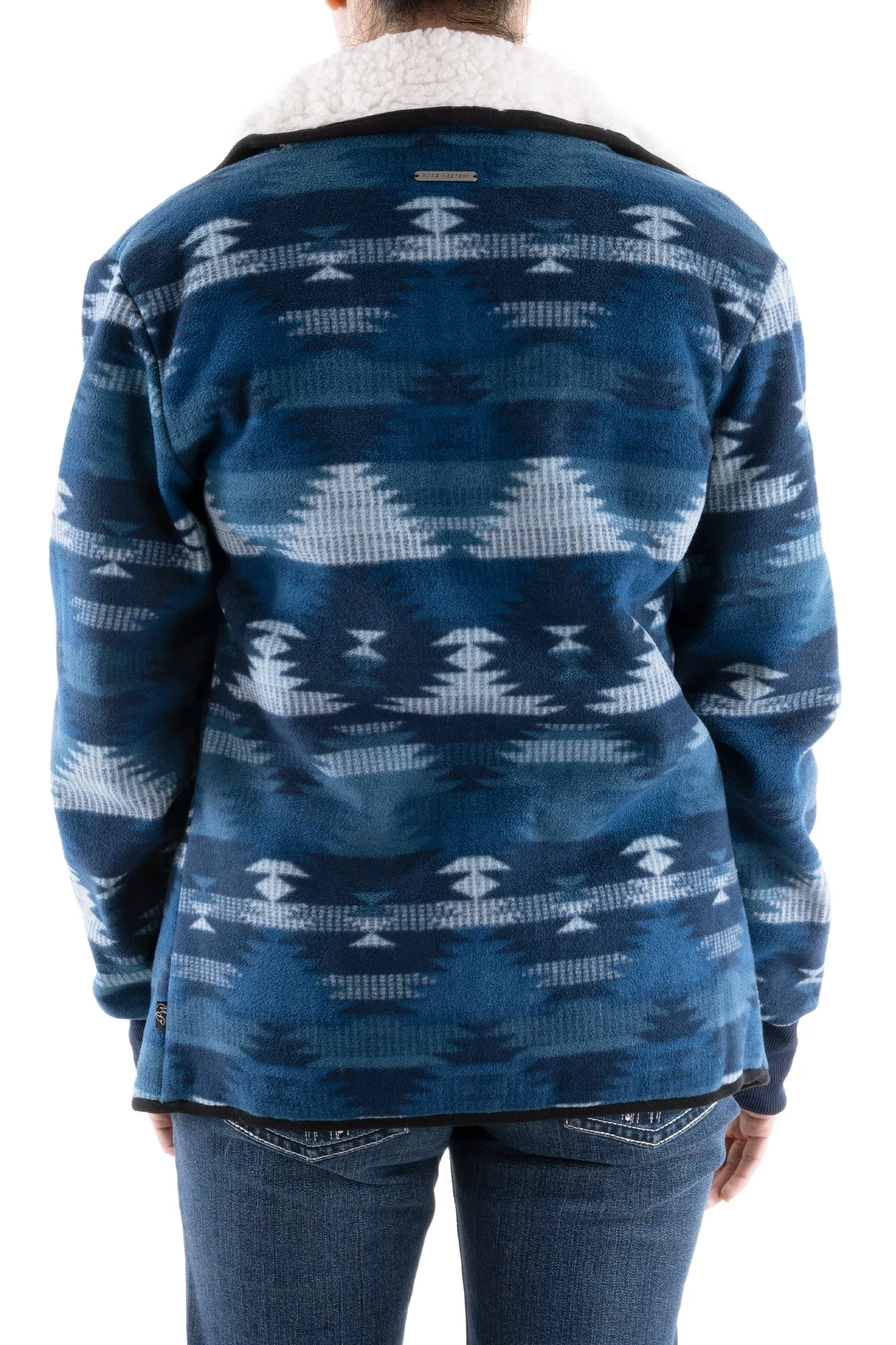 Pure Western Womens Canyon Waterfall Jacket - Blue/Multi