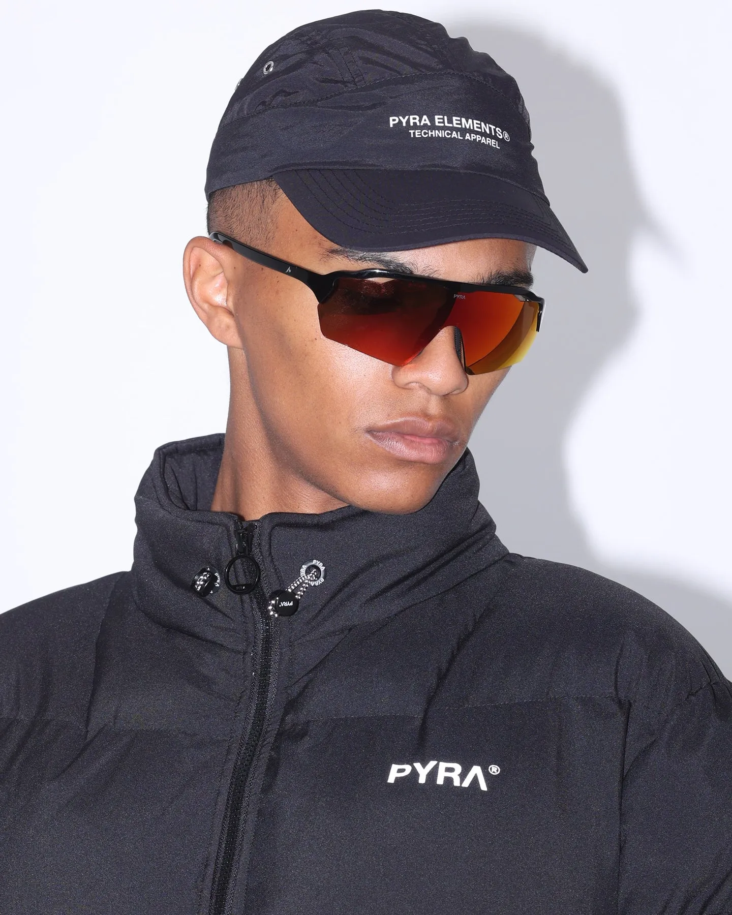 PYRA Padded Puffa Jacket Black