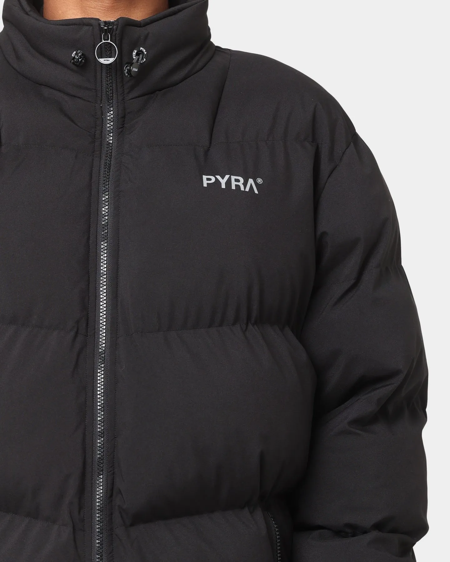 PYRA Padded Puffa Jacket Black