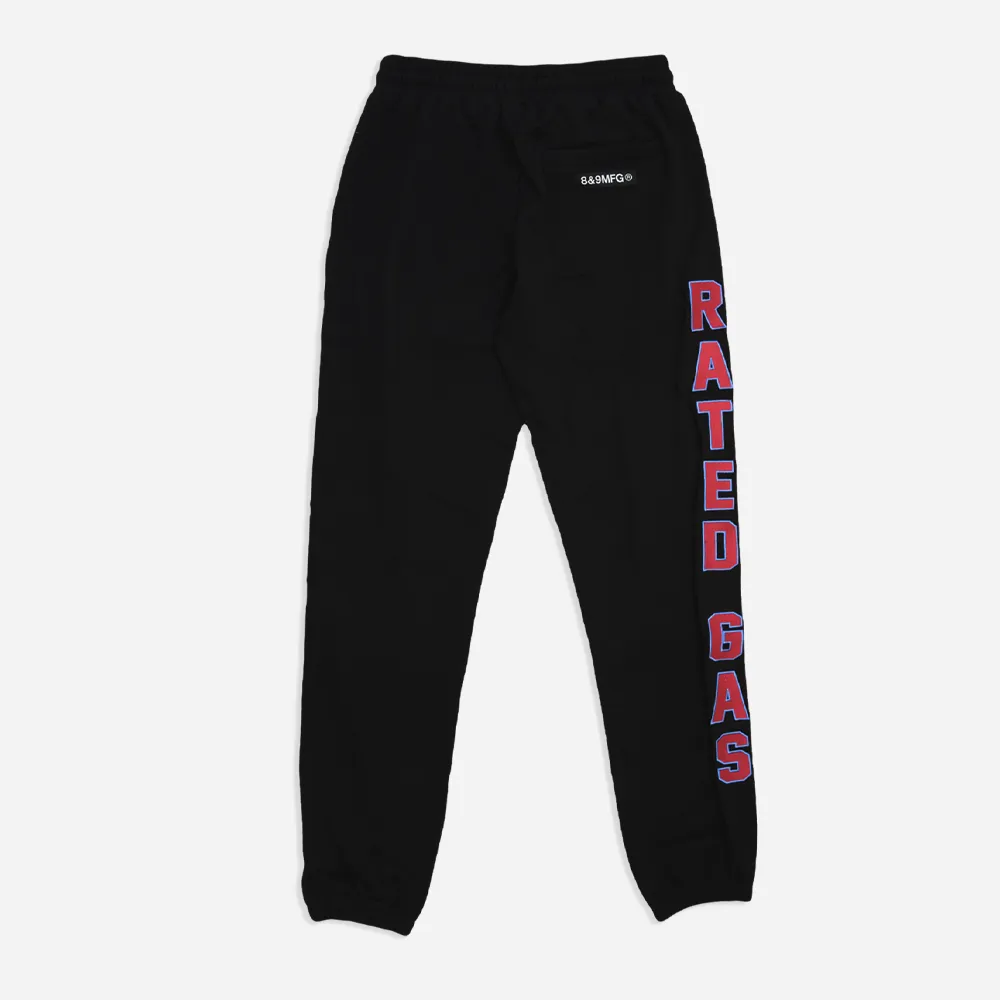 Rated Gas Sweatpants Black