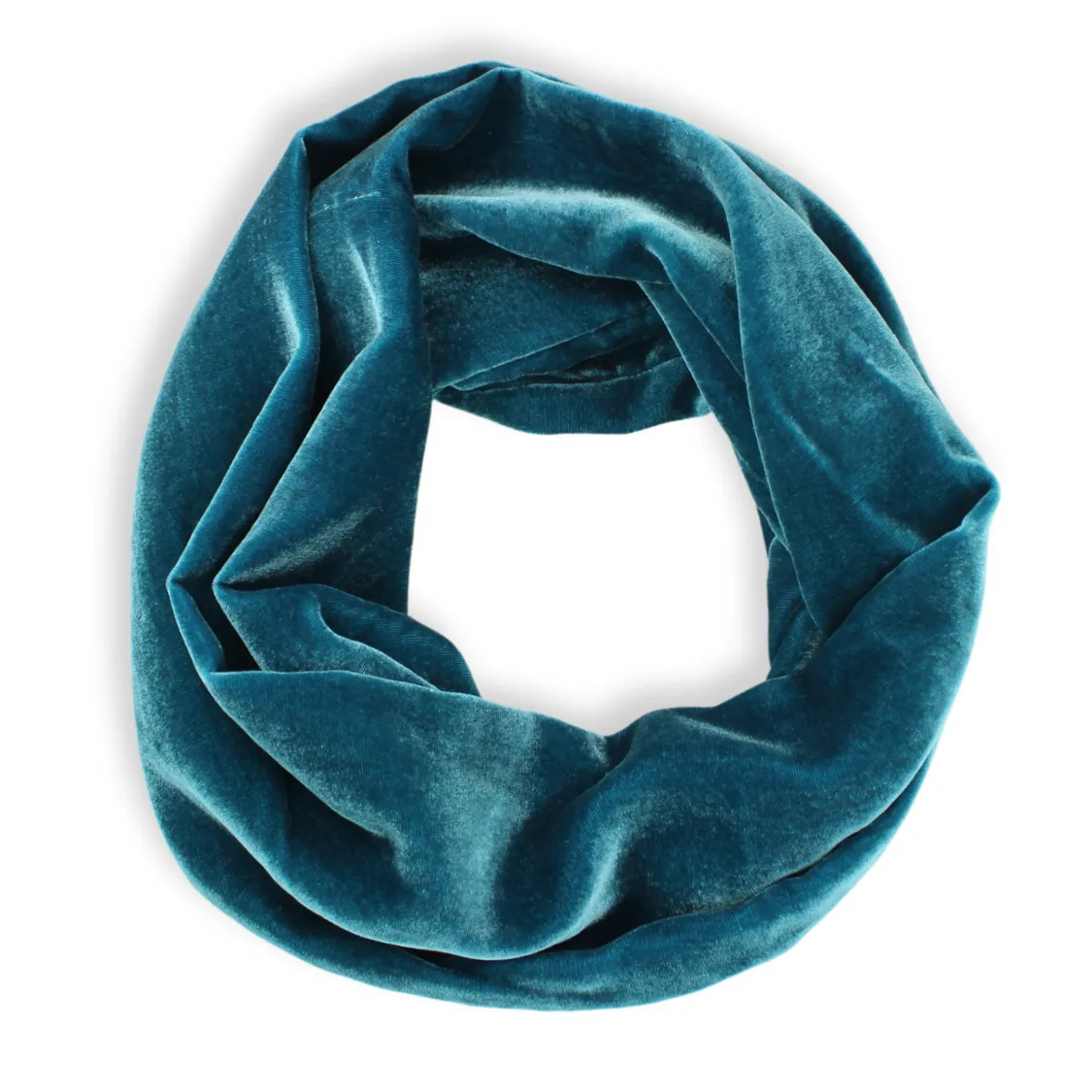 Silk Velvet Infinity Scarf