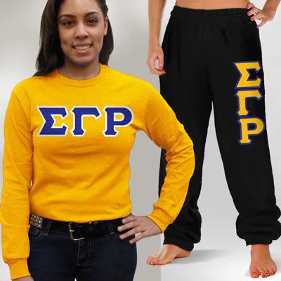 Sorority Long-Sleeve and Sweatpants, Package Deal - TWILL