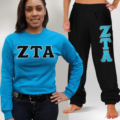 Sorority Long-Sleeve and Sweatpants, Package Deal - TWILL