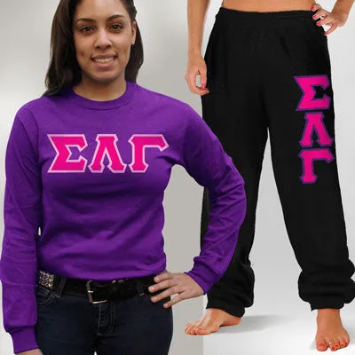 Sorority Long-Sleeve and Sweatpants, Package Deal - TWILL