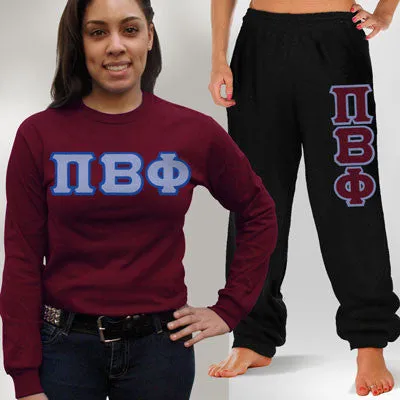 Sorority Long-Sleeve and Sweatpants, Package Deal - TWILL