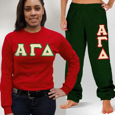 Sorority Long-Sleeve and Sweatpants, Package Deal - TWILL