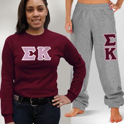 Sorority Long-Sleeve and Sweatpants, Package Deal - TWILL