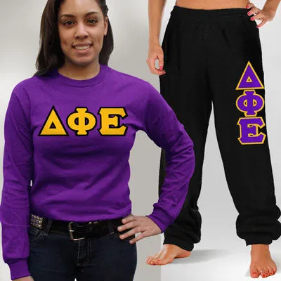 Sorority Long-Sleeve and Sweatpants, Package Deal - TWILL