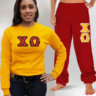 Sorority Long-Sleeve and Sweatpants, Package Deal - TWILL