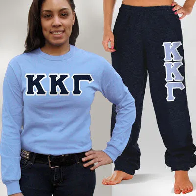 Sorority Long-Sleeve and Sweatpants, Package Deal - TWILL