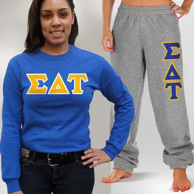 Sorority Long-Sleeve and Sweatpants, Package Deal - TWILL