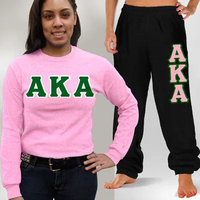 Sorority Long-Sleeve and Sweatpants, Package Deal - TWILL