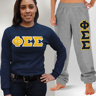 Sorority Long-Sleeve and Sweatpants, Package Deal - TWILL