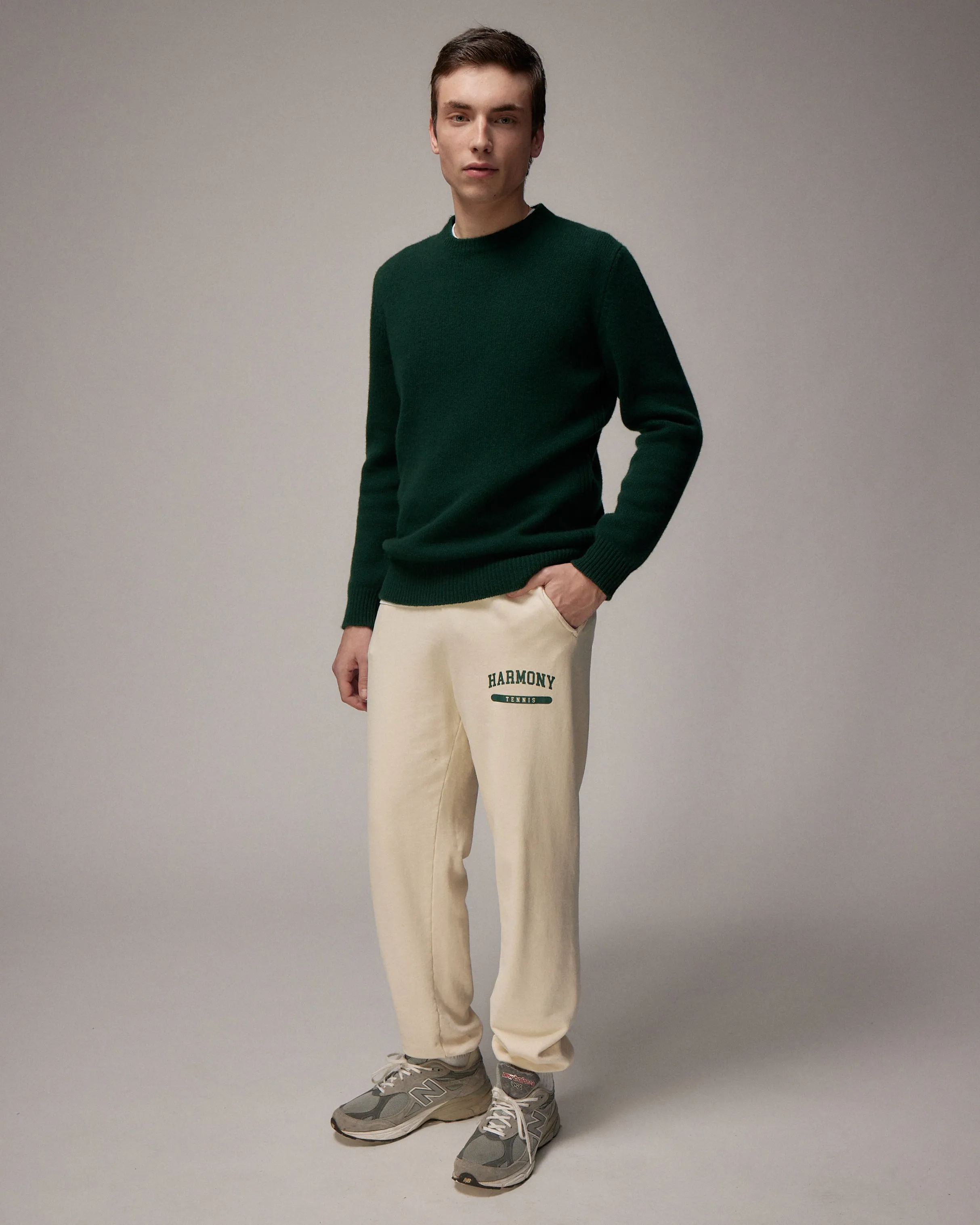 Tennis Sweatpant - Cream - Cotton Jersey