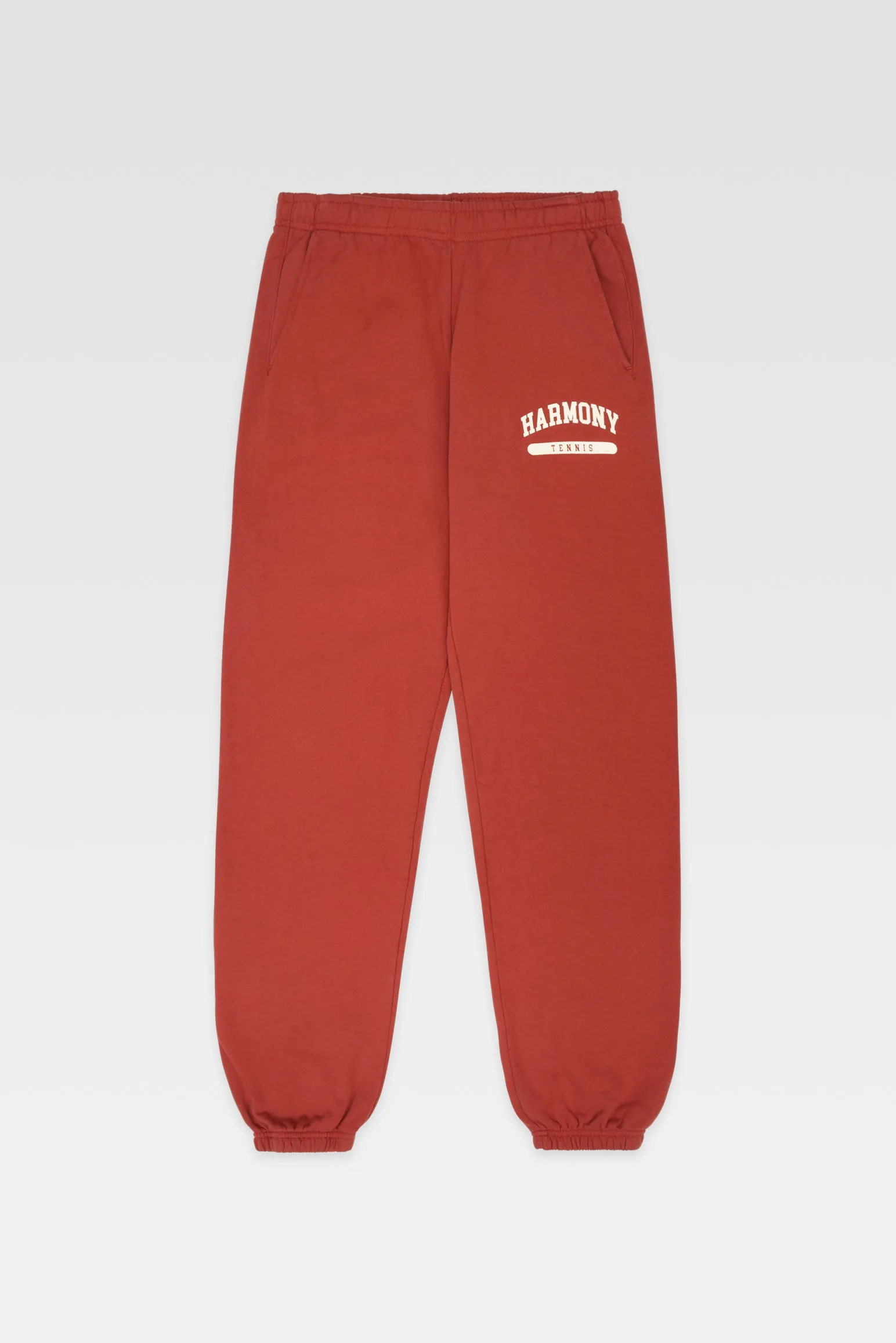 Tennis Sweatpant - Rust - Cotton Jersey